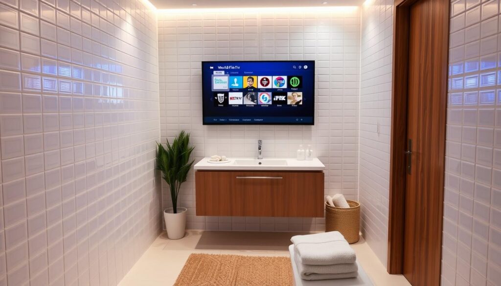 bathroom tv​