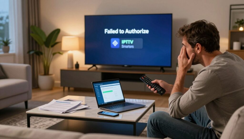 iptv smarters failed to authorize​